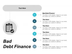 Bad debt finance ppt powerpoint presentation gallery example file cpb