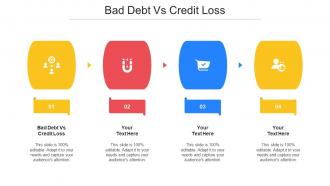 Bad Debt Vs Credit Loss Ppt Powerpoint Presentation Gallery Brochure Cpb