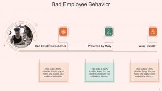 Bad Employee Behavior In Powerpoint And Google Slides Cpb