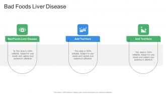 Bad Foods Liver Disease In Powerpoint And Google Slides Cpb