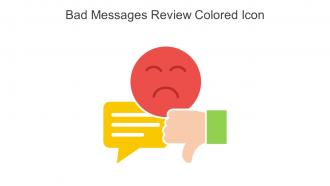 Bad Messages Review Colored Icon In Powerpoint Pptx Png And Editable Eps Format
