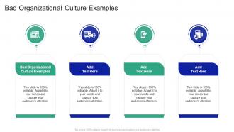 Bad Organizational Culture Examples In Powerpoint And Google Slides Cpb