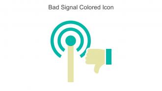 Bad Signal Colored Icon In Powerpoint Pptx Png And Editable Eps Format