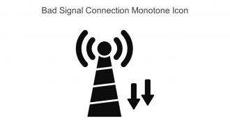 Bad Signal Connection Monotone Icon In Powerpoint Pptx Png And Editable Eps Format