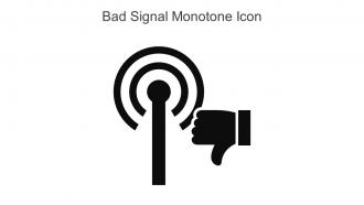 Bad Signal Monotone Icon In Powerpoint Pptx Png And Editable Eps Format