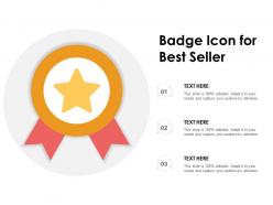 Badge icon for best seller