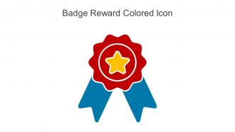 Badge Reward Colored Icon In Powerpoint Pptx Png And Editable Eps Format