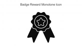 Badge Reward Monotone Icon In Powerpoint Pptx Png And Editable Eps Format
