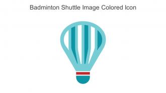 Badminton Shuttle Image Colored Icon In Powerpoint Pptx Png And Editable Eps Format