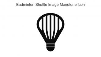 Badminton Shuttle Image Monotone Icon In Powerpoint Pptx Png And Editable Eps Format
