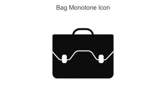 Bag Monotone Icon In Powerpoint Pptx Png And Editable Eps Format