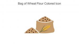 Bag Of Wheat Flour Colored Icon In Powerpoint Pptx Png And Editable Eps Format