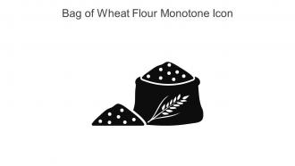 Bag Of Wheat Flour Monotone Icon In Powerpoint Pptx Png And Editable Eps Format