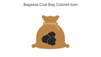 Bagasse Coal Bag Colored Icon In Powerpoint Pptx Png And Editable Eps Format