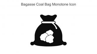 Bagasse Coal Bag Monotone Icon In Powerpoint Pptx Png And Editable Eps Format