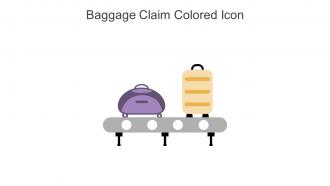 Baggage Claim Colored Icon In Powerpoint Pptx Png And Editable Eps Format