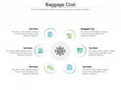 Baggage cost ppt powerpoint presentation slides smartart cpb