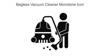 Bagless Vacuum Cleaner Monotone Icon In Powerpoint Pptx Png And Editable Eps Format