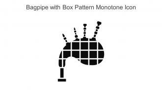 Bagpipe With Box Pattern Monotone Icon In Powerpoint Pptx Png And Editable Eps Format