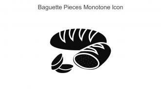 Baguette Pieces Monotone Icon In Powerpoint Pptx Png And Editable Eps Format