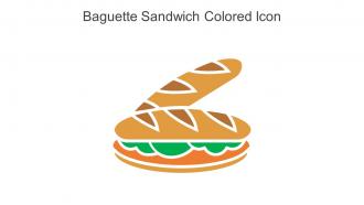 Baguette Sandwich Colored Icon In Powerpoint Pptx Png And Editable Eps Format