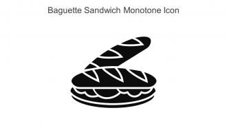 Baguette Sandwich Monotone Icon In Powerpoint Pptx Png And Editable Eps Format