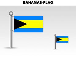 Bahamas country powerpoint flags