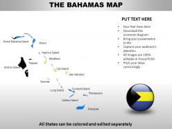 Bahamas country powerpoint maps