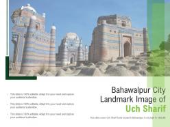 Bahawalpur city landmark image of uch sharif powerpoint presentation ppt template