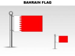 Bahrain country powerpoint flags