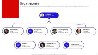 Baidu Investor Funding Elevator Pitch Deck ppt template Idea Best