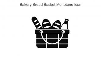 Bakery Bread Basket Monotone Icon In Powerpoint Pptx Png And Editable Eps Format