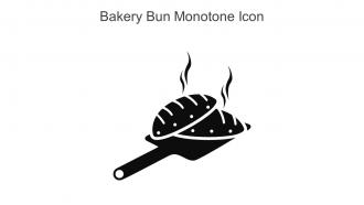 Bakery Bun Monotone Icon In Powerpoint Pptx Png And Editable Eps Format