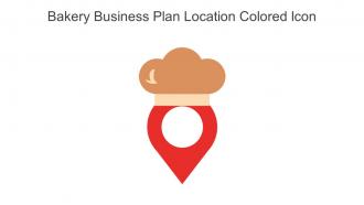Bakery Business Plan Location Colored Icon In Powerpoint Pptx Png And Editable Eps Format