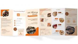 Bakery House Brochure Trifold