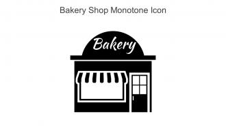 Bakery Shop Monotone Icon In Powerpoint Pptx Png And Editable Eps Format