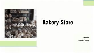 Bakery Store PPT Sample ST AI