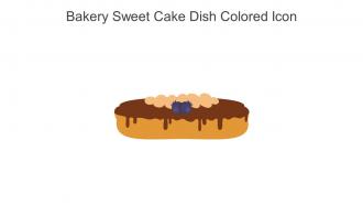 Bakery Sweet Cake Dish Colored Icon In Powerpoint Pptx Png And Editable Eps Format