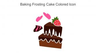 Baking Frosting Cake Colored Icon In Powerpoint Pptx Png And Editable Eps Format