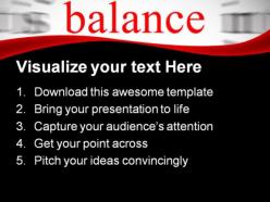 Balance02 business powerpoint templates and powerpoint backgrounds 0411