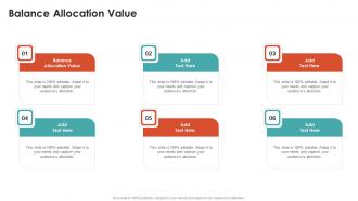 Balance Allocation Value In Powerpoint And Google Slides Cpb