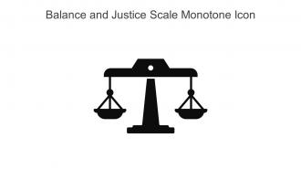 Balance And Justice Scale Monotone Icon In Powerpoint Pptx Png And Editable Eps Format