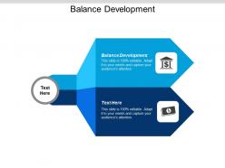 Balance development ppt powerpoint presentation file gallery cpb