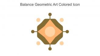 Balance Geometric Art Colored Icon In Powerpoint Pptx Png And Editable Eps Format