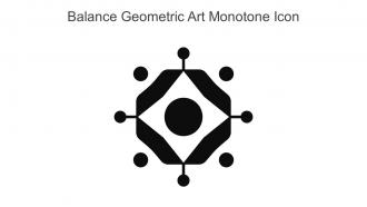 Balance Geometric Art Monotone Icon In Powerpoint Pptx Png And Editable Eps Format