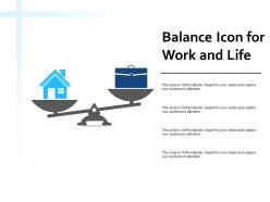 Balance icon for work and life