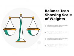 Balance icon showing scale of weights