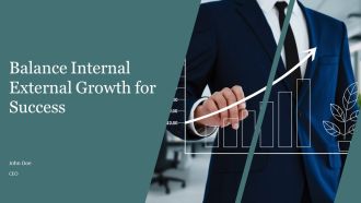 Balance Internal External Growth For Success PPT Mockup AT