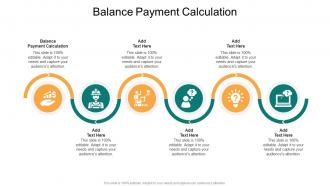 Balance Payment Calculation In Powerpoint And Google Slides Cpb