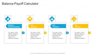 Balance Payoff Calculator In Powerpoint And Google Slides Cpb